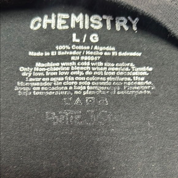 Chemistry poetic justice 2pac shaker black graphic tee men’s size large - Picture 2 of 13